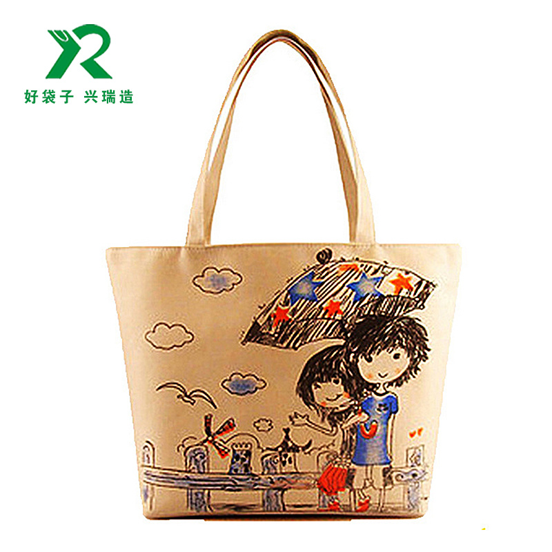 时尚数码印刷麻布袋定制