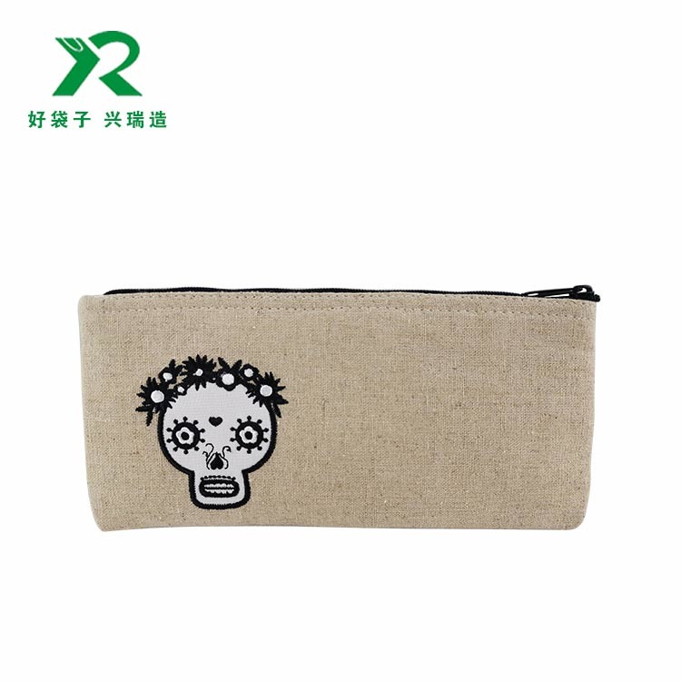 麻布笔袋学生笔袋创意笔袋定制