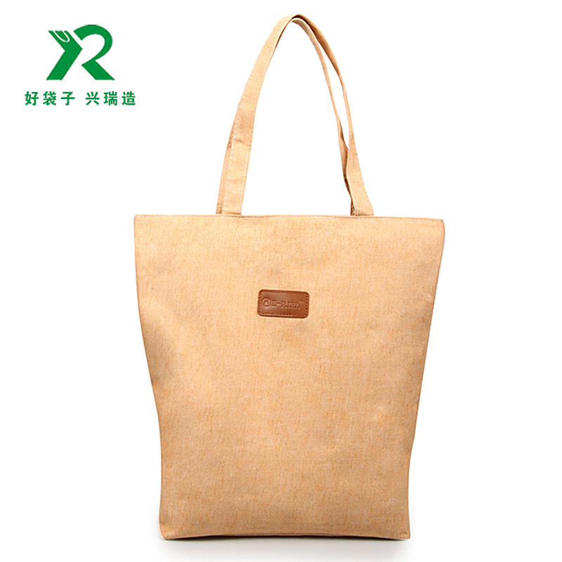 棉麻手提袋定制加印LOGO