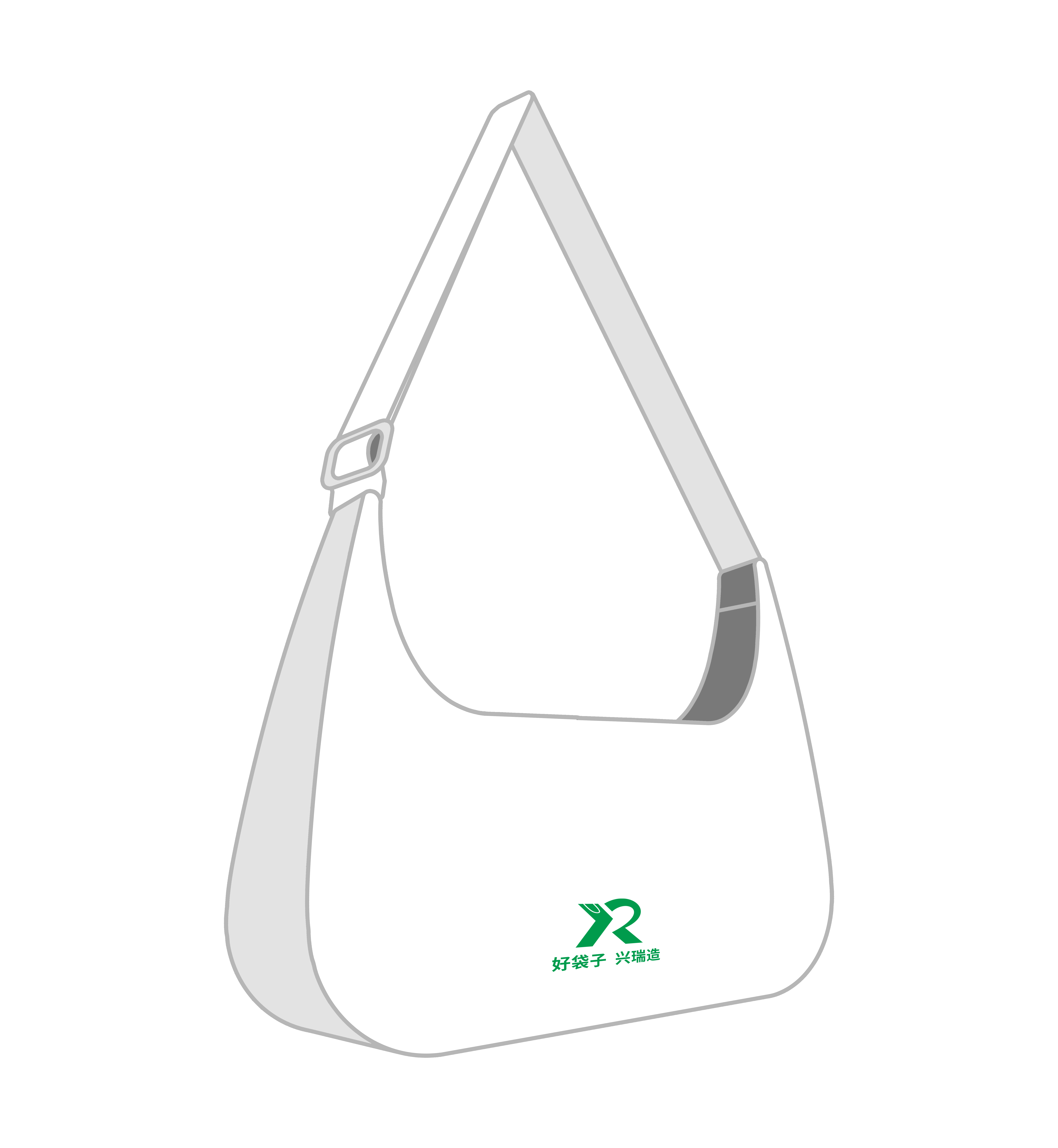 可调节长短斜挎包